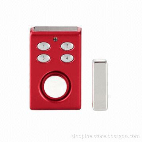 Wireless Solar Power Door Alarm, Programmable 4-digit Security Code, Auto-reset Alarm Function